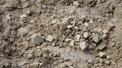 Fototapeta premium chalky soil