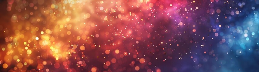 a purple and yellow sparkling glitter bokeh background