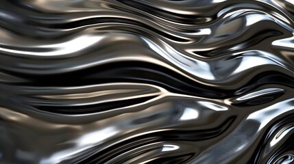 Abstract Metallic: A sleek abstract background with metallic textures and reflective surfaces.
