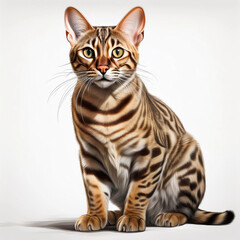 Bengal Bengal cat, short-haired, spotted or striped. 