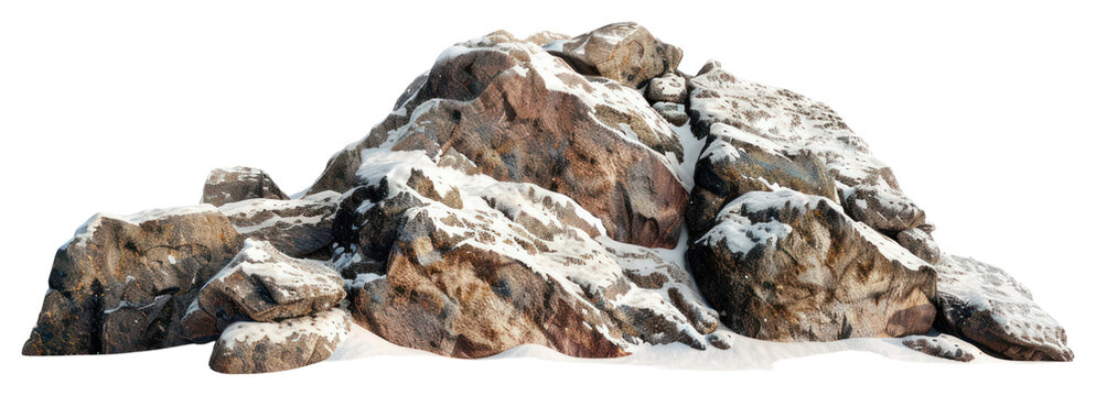 PNG Brown snowy rocky mountain outdoors mineral nature.