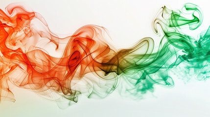 Fototapeta premium Colorful Abstract Smoke Art at Dusk
