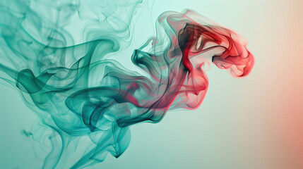 Fototapeta premium Abstract Colorful Smoke Art 