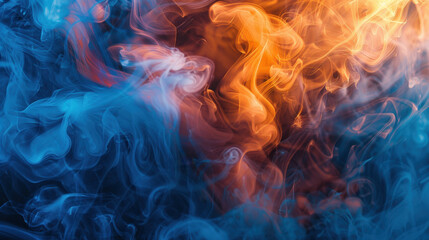 Mystical Swirl of Colors at Dusk