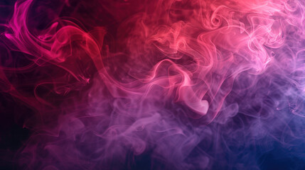 Obraz premium Misty Pink and Purple Smoke at Dusk