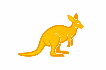 A Wallaby animal vector illustration