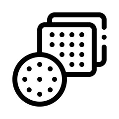 biscuit line icon