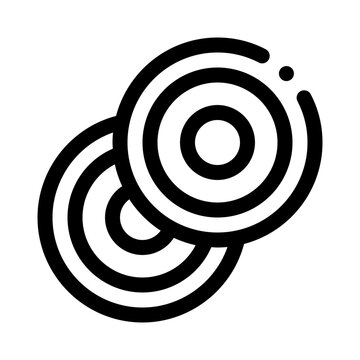 recommend clip art: bagel line icon