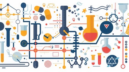 Diagram of a step-by-step guide to the scientific method, including practical tips for conducting experiments and analyzing data effectively