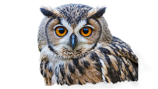 recommend clip art: owl isolated on white