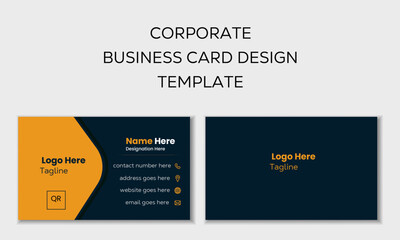 Creative & Corporate professional & personal double sided business card design template