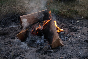 Wildcamping Lagerfeuer