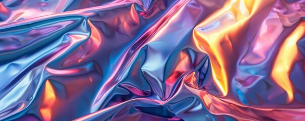 Foil Texture Background, 4K hyperrealistic photo