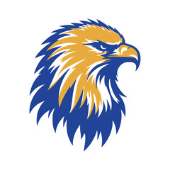 Eagle head silhouette Vector Illustration