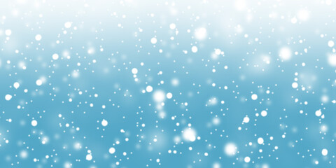 blue background with snow