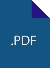 PDF  File icon fill crisp corners v1