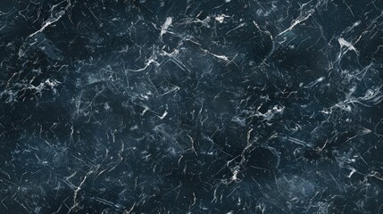 Obraz premium Cracked black paint on a surface creates a textured pattern of abstract shapes SEAMLESS PATTERN