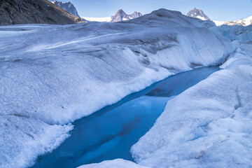 Fototapeta premium glacier in the mountains