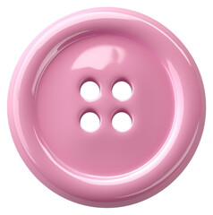PNG Pink button with four holes