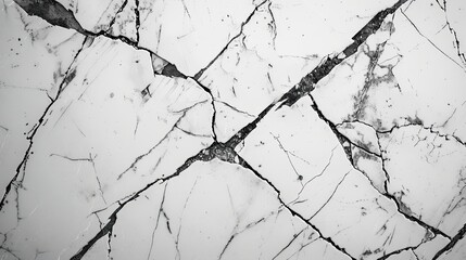 White marble stone texture with cracks background