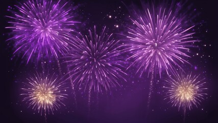 purple fireworks burst abstract background design