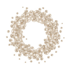 Colored abstract balls. Festive background. EPS 10