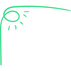 Scribble Line Corner