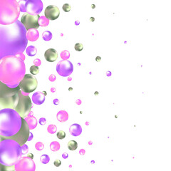 Abstract multicolored background with pearls. Modern festive illustration. Eps 10