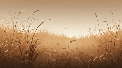 Fototapeta premium brown meadow grass abstract background design