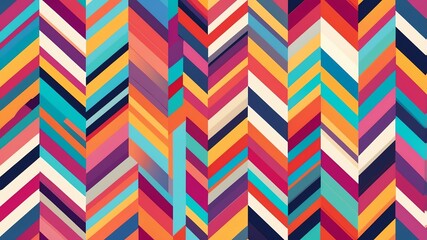 colorful chevron stripes abstract background design