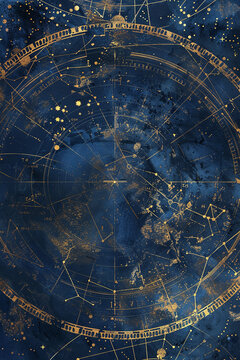 Astrology. Astro Astrologer calculates natal chart makes forecast of fate Tarot cards, Fortune telling on tarot cards magic crystal, occultism, Esoteric background. Fortune telling,tarot predictions