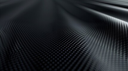 Black carbon fiber background with dark gray color