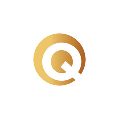 Letter Q logo design vector with universal form and creative idea icon