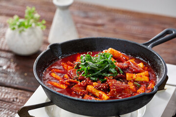 Korean Healthy Food. Korea Cuisine. Fresh Ingredients. 