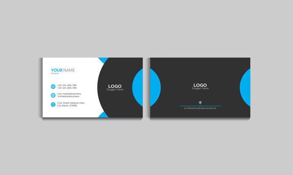 Modern Business Card Design, Attractive And Unique Business Card Design Concept