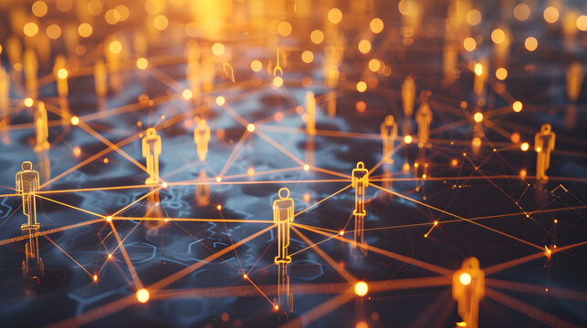 R&eacute;seautage Num&eacute;rique: Cartographie des Connexions Interconnect&eacute;es