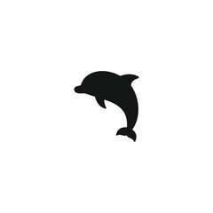 Dolphin icon vector. EPS 10 editable vector