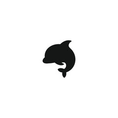 Dolphin icon vector. EPS 10 editable vector