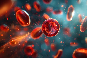 Stunning Visualization of Red Blood Cells in Motion