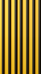 Black Lines Bars on Yellow Background, Abstract Image, Texture, Pattern Background, Wallpaper, Cover and Screen of Smartphone, Cell Phone, Computer, Laptop, Format 9:16 and 16:9