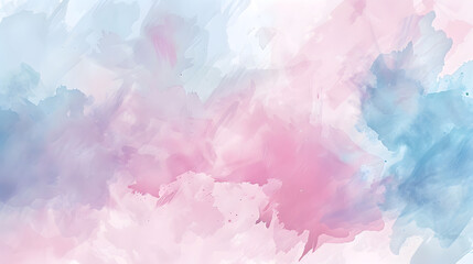 Fototapeta premium Soft pastel watercolor background illustration