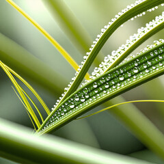 풀잎에 맺힌 이슬