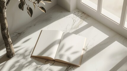 blank page 3D mockup , elegant 3D mockup , 3D mockup template , blank page 3D mockup for branding , elegant 3D mockup template for designers