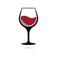 Wine Glass Icon symbol vector