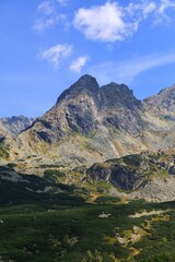 Koscielec mountain in Tatry, Poland. Nature in Poland.