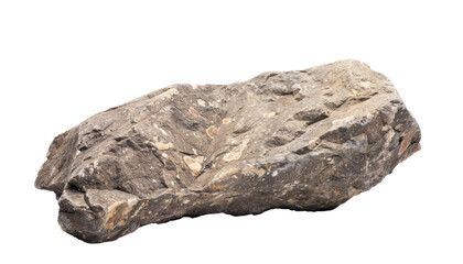 Obraz premium Large gray, brown, and tan rock with rough texture