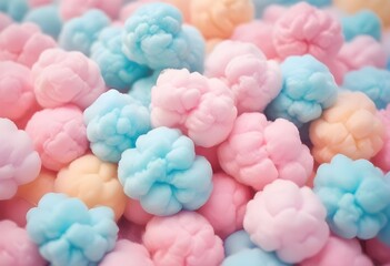 Obraz premium colorful cotton candy