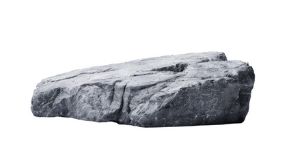 Large gray rock formation