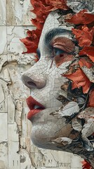 Abstract portrait of a woman