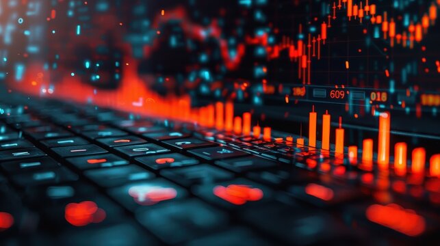 Stock Market Analysis on a Computer Keyboard